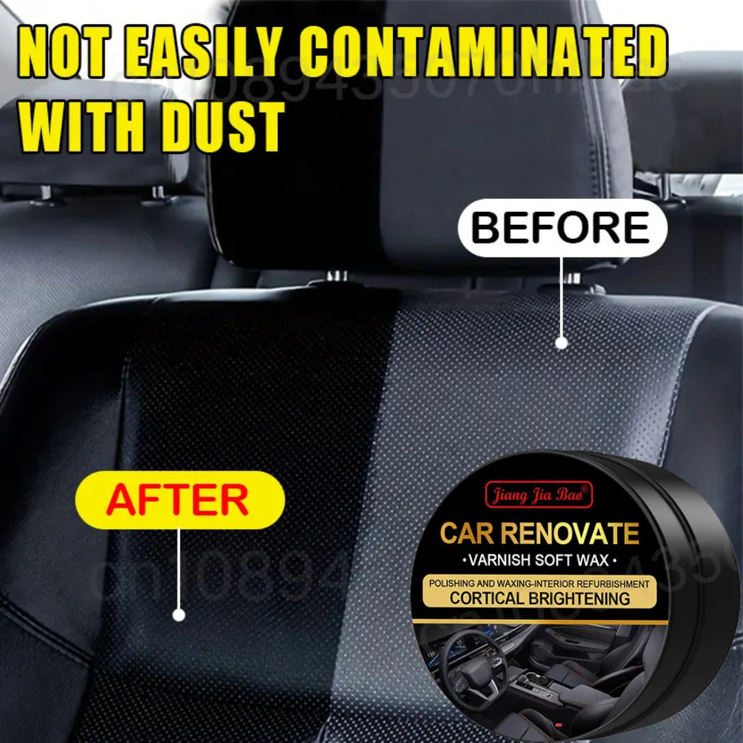 Interior & Exterior Car Wax – Restores Plastic, Leather, Tyres