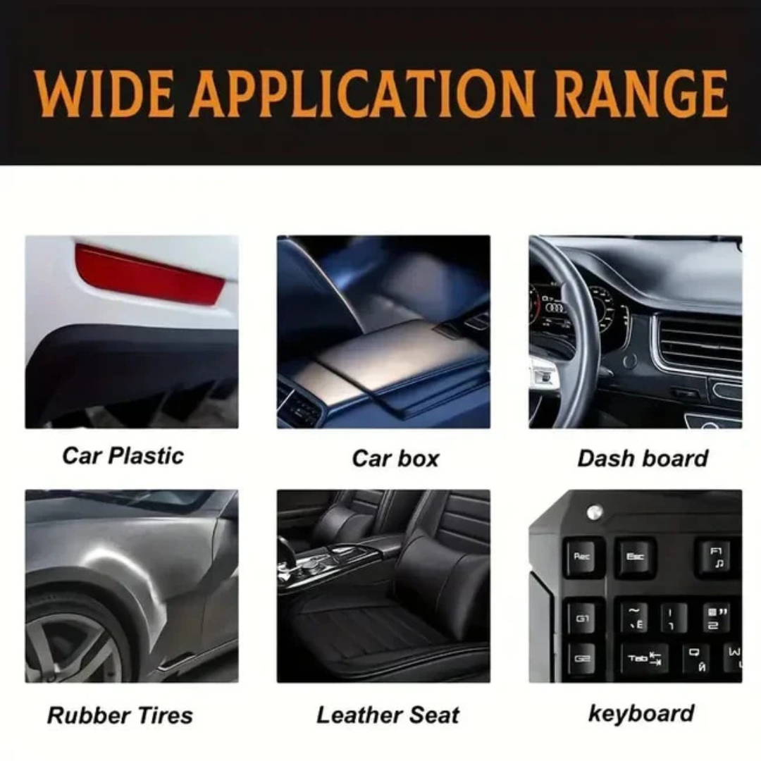 Interior & Exterior Car Wax – Restores Plastic, Leather, Tyres