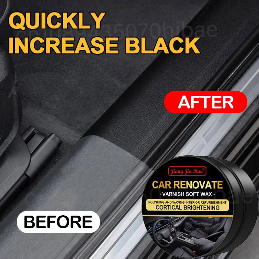 Interior & Exterior Car Wax – Restores Plastic, Leather, Tyres
