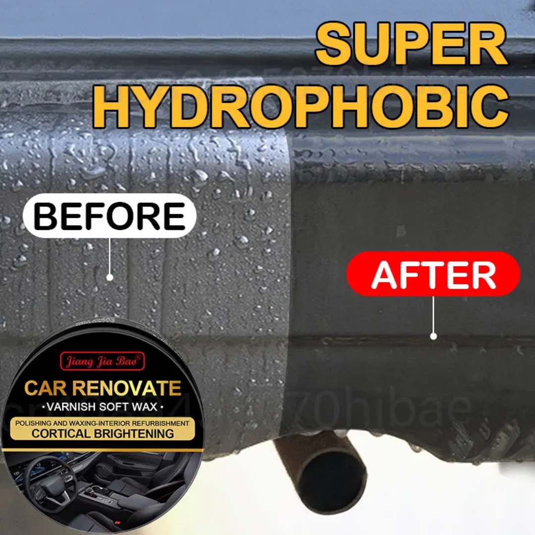 Interior & Exterior Car Wax – Restores Plastic, Leather, Tyres